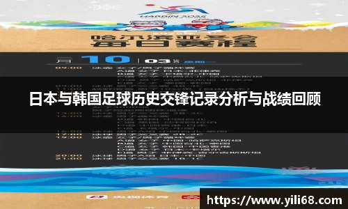 日本与韩国足球历史交锋记录分析与战绩回顾